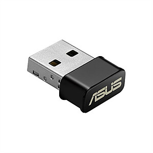 Asus USB-AC53 NANO AC1200 dviejų juostų USB MU-MIMO Wi-Fi adapteris