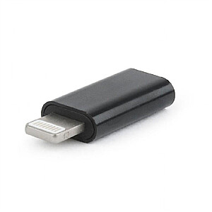 Gembird USB Type-C adapteris (CF/8pin M), juodas