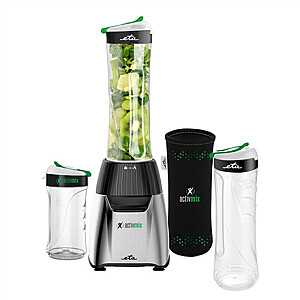 ETA Blender Activmix Team ETA110390000 Tabletop, 350 W, Jar material Glass, Jar capacity 0.6 L, Ice crushing, Black/Stainless steel