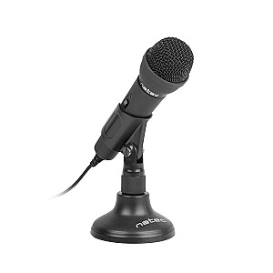 NATEC ADDER juodas konferencijų mikrofonas