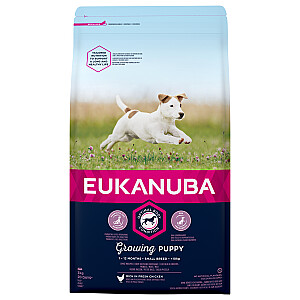 Eukanuba augantis šuniukas Mažos veislės viščiukas 3 kg