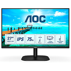 AOC B2 27B2DA Светодиодный дисплей 68,6 см (27") 1920 x 1080 пикселей Full HD Черный