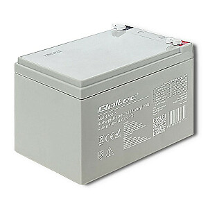Baterija Qoltec 53045 AGM | 12V | 14 Ah | Maksimalus. 210A