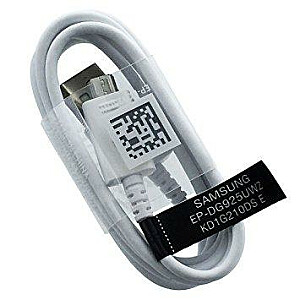 Samsung EP-DG925UWE  G920 G925 S6 Универсальный Micro USB дата кабель 1m Белый (OEM)