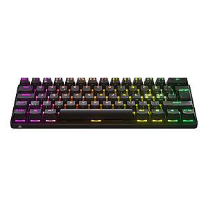 SteelSeries Gaming Keyboard Apex Pro Mini, RGB LED light, NOR, Black, Wireless