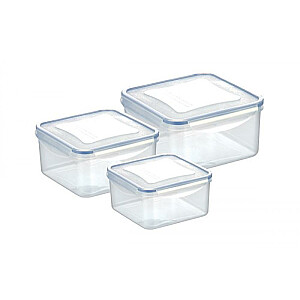Dėžutės komplektas Freshbox 3 vnt. 0,4 l 0,7 l 1,2 l, Tescoma