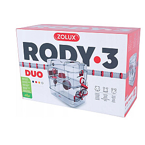 Клетка ZOLUX RODY3 DUO цвет: красный