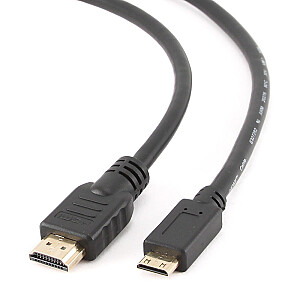 Gembird CC-HDMI4C-6 HDMI kabelis 1,8 m HDMI A tipo (standartinis) HDMI C tipo (Mini) Juodas
