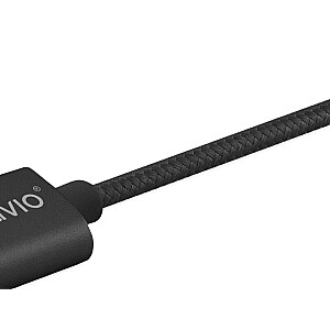 Savio CL-128 USB laidas 1 m USB 2.0 USB A USB C / Micro-USB A Juodas
