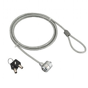 Тросовый замок Gembird LK-K-01 Серебряный 1,8 м