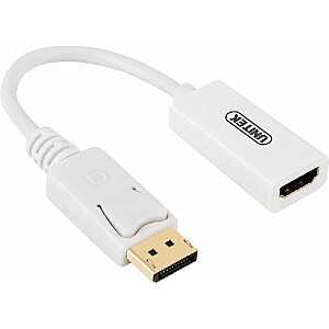 AV Unitek DisplayPort – HDMI adapteris baltas (Y-6332)