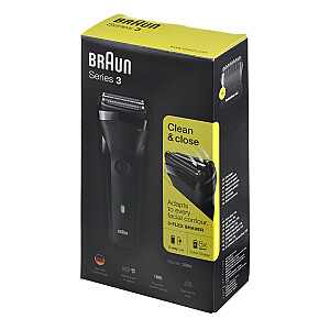 Braun Series 3 300s folijos žoliapjovė juoda