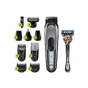 Braun Multigroomer MGK7221 Wet & Dry Черный, Серый