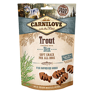 CARNILOVE Trout Dill - skanėstas šunims - 200 g