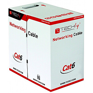 Tinklo kabelis Techly ITP6-CCA-305-BL Blue 305 m Cat6 U/UTP (UTP)
