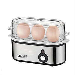 Mesko Egg boileris MS 4485 Nerūdijantis plienas, 210 W, Funkcijos 3 kiaušiniams