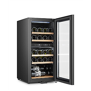 Adler Wine Cooler AD 8080 Energijos efektyvumo klasė G, Laisvai stovintis, Butelių talpa 24, Aušinimo tipas Kompresorius, Juoda