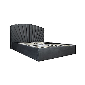 Кровать EVA 160x200см, серый бархат