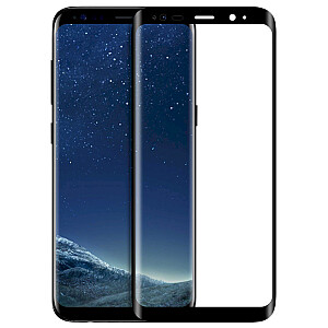 Fusion 5D stiklo ekrano apsauga, skirta Samsung G955 Galaxy S8+ Plus juoda