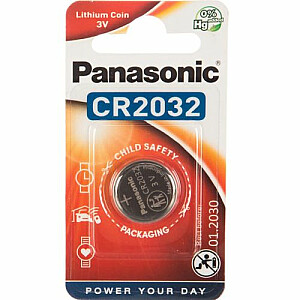 Panasonic CR2032-1BB Blistera iepakojumā 1gb.