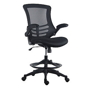TRIBECCA aukšta biuro kėdė juoda