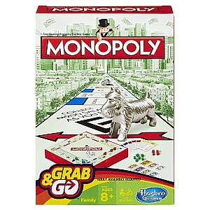 MONOPOLY Kelioninis žaidimas Grab&Go (Anglų kalba)