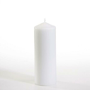 Žvakė 6x16,5 cm, balta, Pap Star