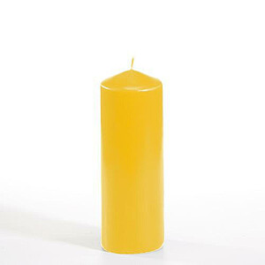 Žvakė 6x16,5cm, geltona, Pap Star