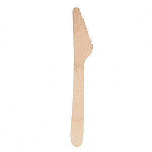 Ножи Pure, деревянные 16,5см, 25 шт., деревянные 0,075кг/уп, Pap Star