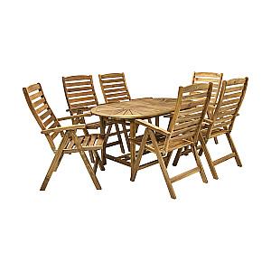 Комплект садовой мебели FINLAY стол, 6 стульев