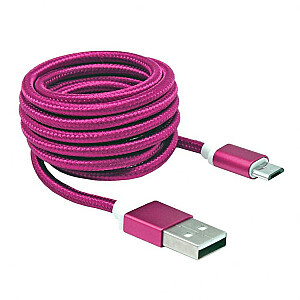 Sbox USB->Micro USB M/M 1.5м USB-10315P питайя розовый