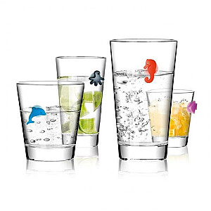 MY DRINK GLASS MARKERS, 12 Vnt., OCEAN, Tescoma