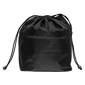 Kosmetikos krepšys Mineas apvalus juodas 610921