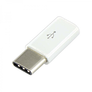 Sbox Micro USB 2.0 F. -> TYPE C M. белый AD.USB-C W