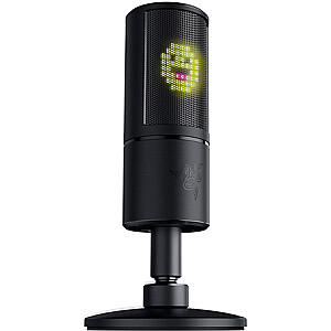 Razer Seiren Emote mikrofonas su jaustukais, belaidis, juodas