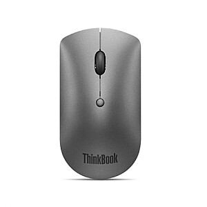 Lenovo ThinkBook Bluetooth tyli pelė geležinė pilka, Bluetooth 5.0