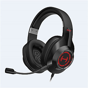 „Edifier Gaming Headset G2 II“ ant ausies, įmontuotas mikrofonas, triukšmo slopinimas, juoda/raudona