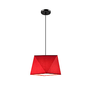 Gr.l.-CARLA 60W E27 melna/sarkana LM-1.86/RED