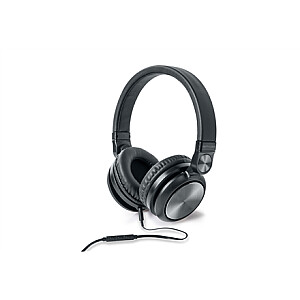 „Muse“ stereofoninės ausinės M-220 CF laidinės, ant ausies, mikrofonas, laidinės, 3,5 mm, juodos