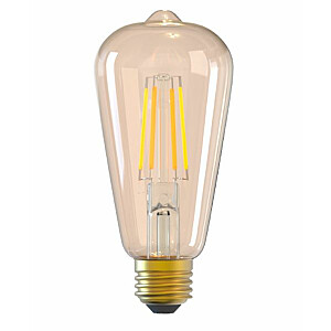 Смарт-лампа Tellur WiFi Filament E27, янтарный, белый/теплый, диммер