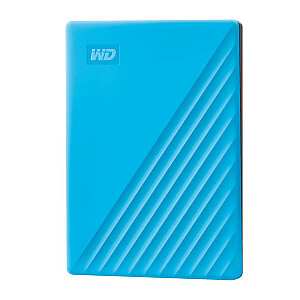 External HDD WESTERN DIGITAL My Passport 2TB USB 2.0 USB 3.0 USB 3.2 Colour Blue WDBYVG0020BBL-WESN