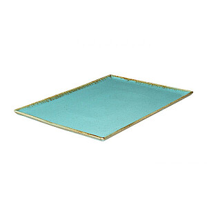 SEASONS TURQUOISE stačiakampė lėkštė 35X25cm, Porland