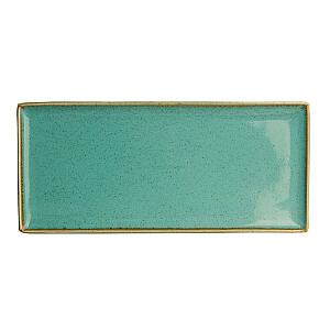 SEASONS TURQUOISE stačiakampė lėkštė 36x15cm, Porland