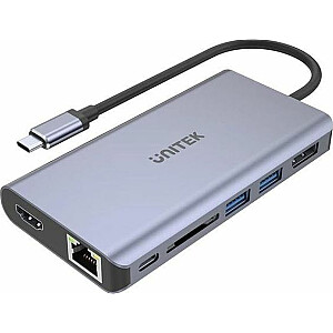 „Unitek S7“ USB-C stotis / replikatorius (D1056A)