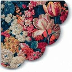 [E] SALVETES D32CM FLOWER SPLENDOR, Paw Decor kolekcija