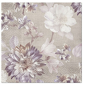 [E] SALVETES 33X33 SENTIMENTAL BLOSSOM, Paw Decor Collection