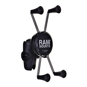 RAM Mounts X-Grip Большое крепление для телефона с основанием вилки для мотоцикла