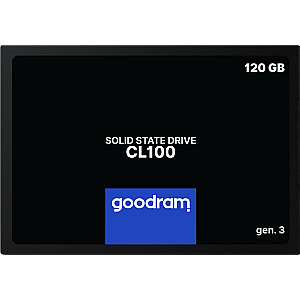 Vidinis SSD Goodram SSDPR-CL100-120-G3 2.5" 120GB Serial ATA III 3D TLC