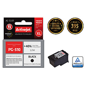 Activejet AC-510R rašalas (Canon PG-510 pakaitalas; Premium; 12 ml; juodas)