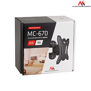Maclean MC-670 sieninis laikiklis Reguliuojamas sieninis laikiklis skirtas LCD televizoriui iki 20kg